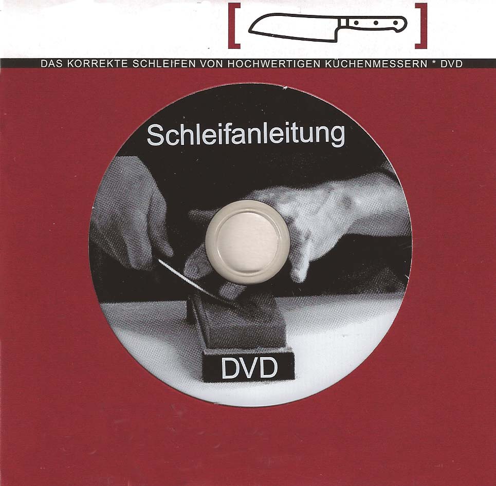 Chroma Haiku Messer-Set: Kochmesser + Schleifstein+ Schleifhilfe + DVD