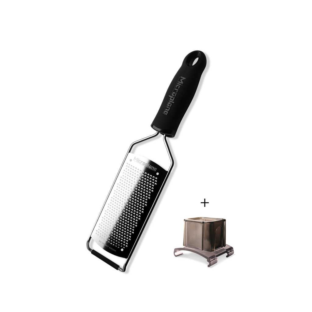 Microplane Gourmet Küchenreiben-Set feine Reibe  + Fingerschutz